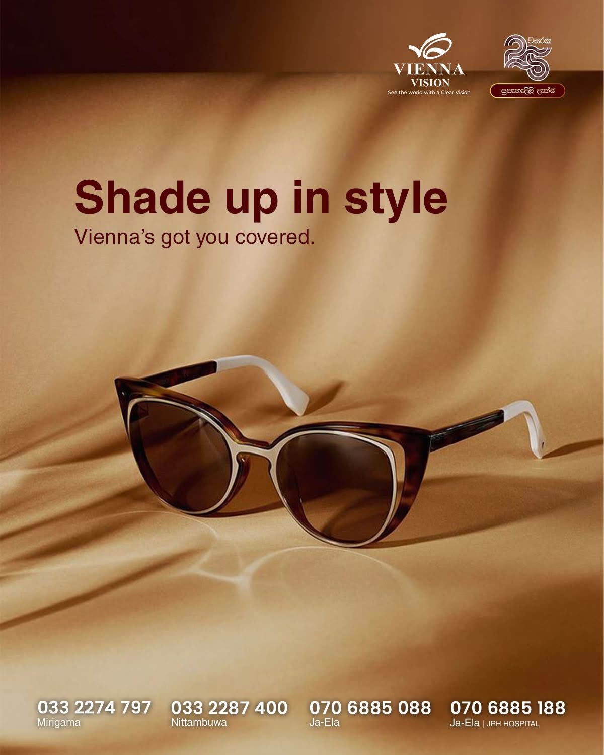 Vienna Vision premium sunglasses collection